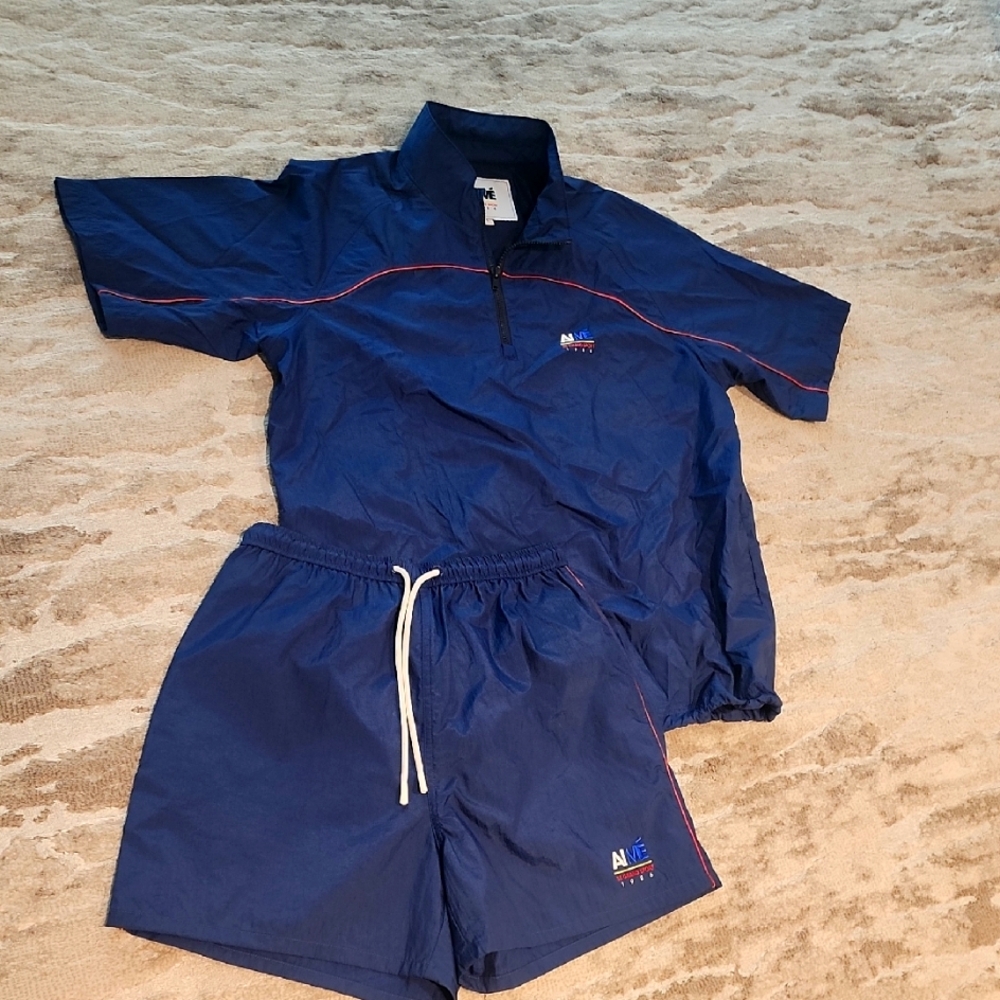 Aime Leon Dore ALIVE Navy Blue Athletic Set